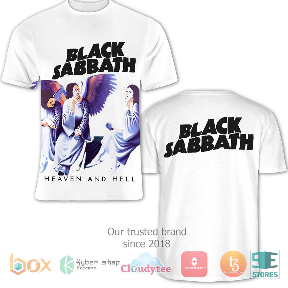 BEST Black Sabbath Heaven and Hell 2 3D Shirt 3