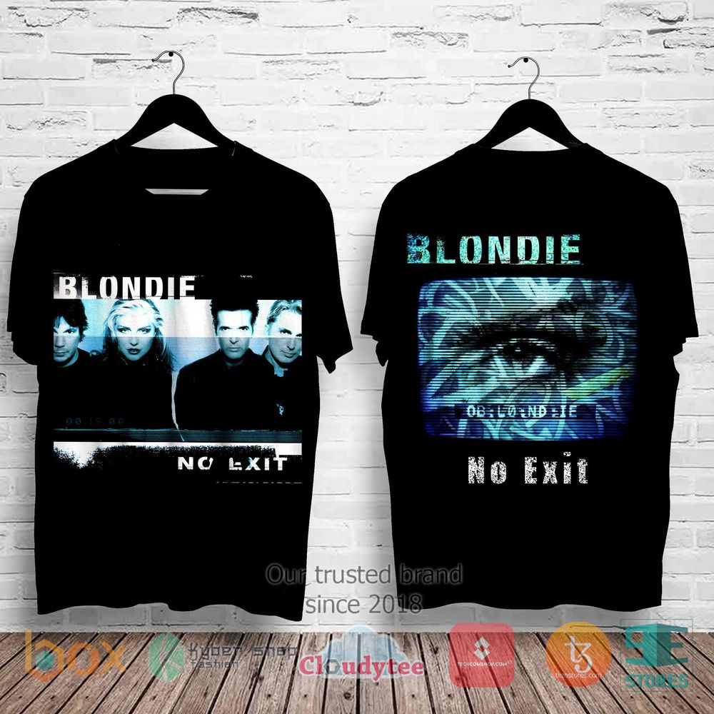 HOT Blondie No Exit Album 3D Shirt 2