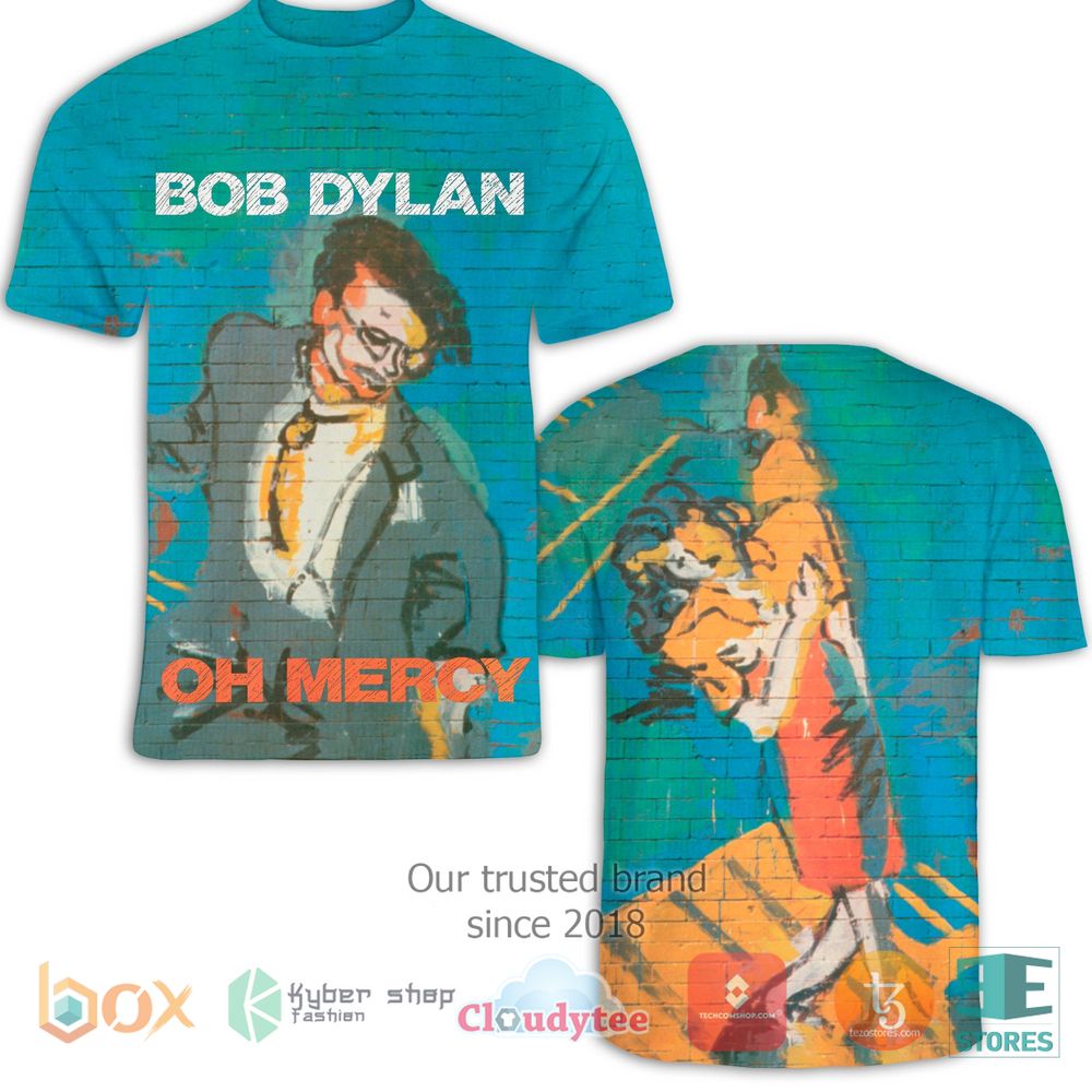 HOT Bob Dylan Oh Mercy 3D T-Shirt 3