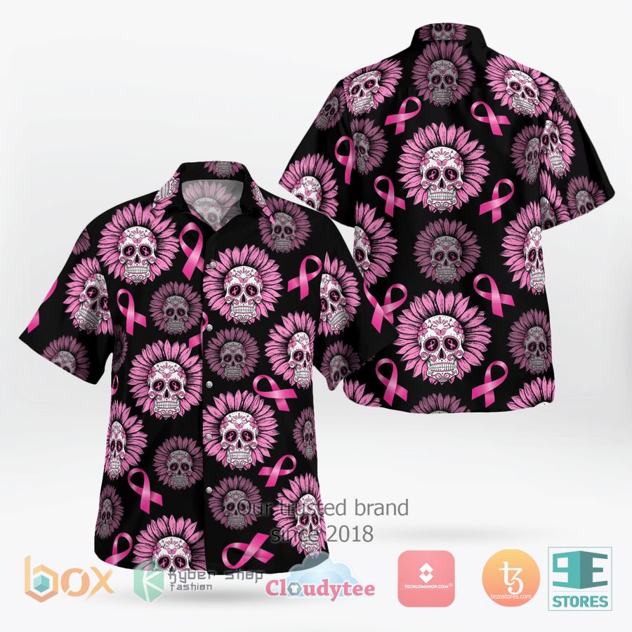 BEST Breast Cancer Awareness Sunflowers Hawaii Shirt 1