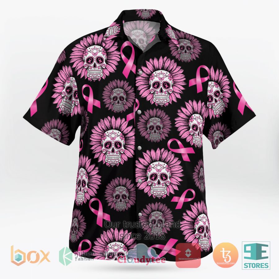 BEST Breast Cancer Awareness Sunflowers Hawaii Shirt 2
