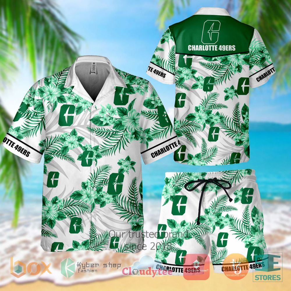 HOT Charlotte 49ers Hawaiian Shirt and Shorts 5