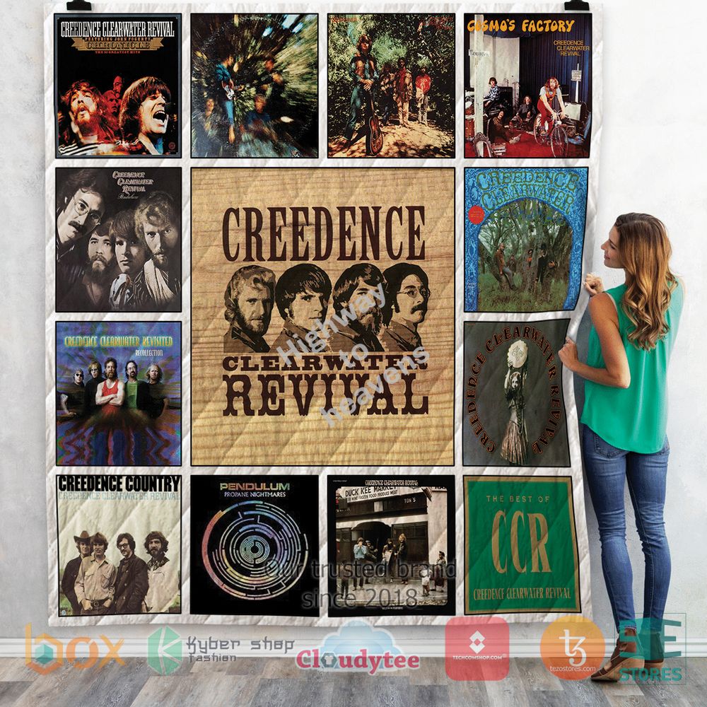 BEST Creedence Clearwater Revival Green River Album Quilt 3