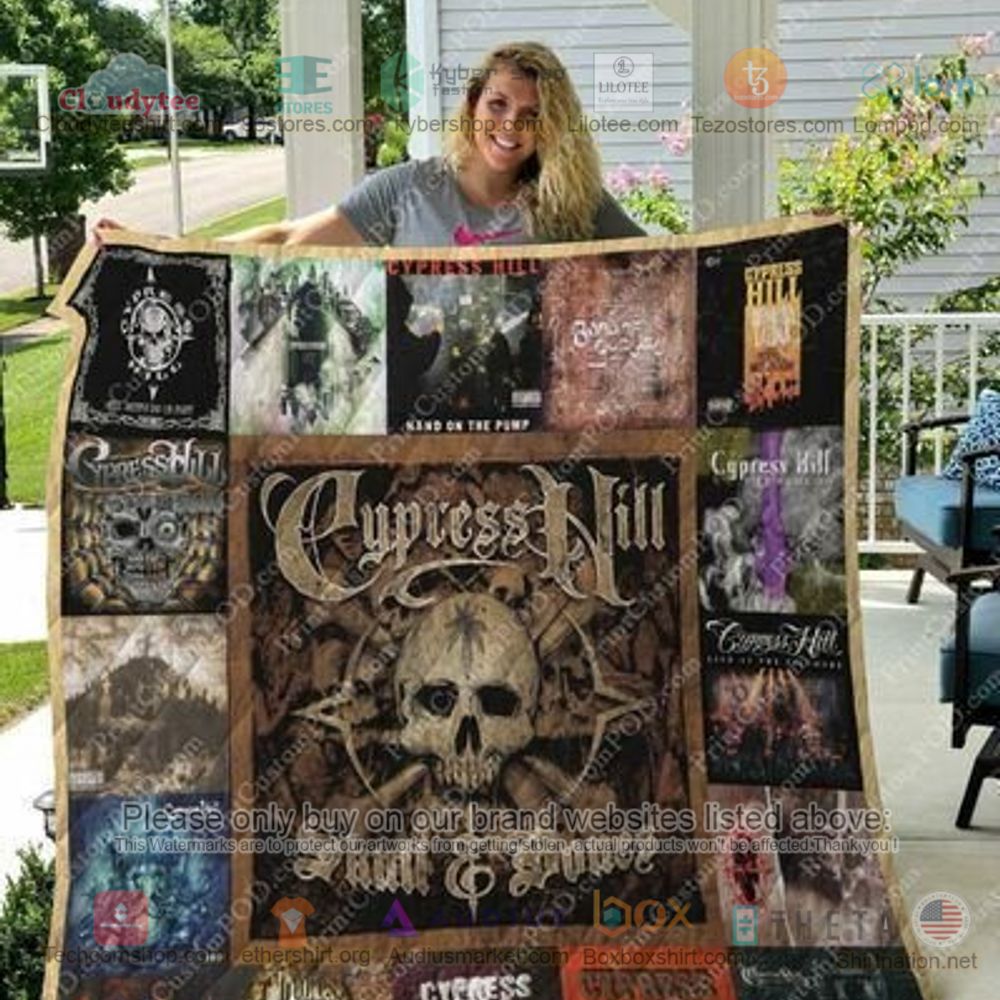 NEW Cypress Hill Skull & Bones Quilt 2