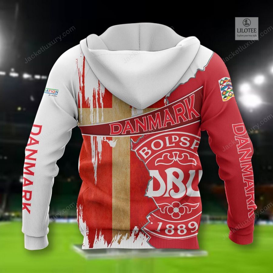 Denmark national football team Red 3D Hoodie, Shirt 3