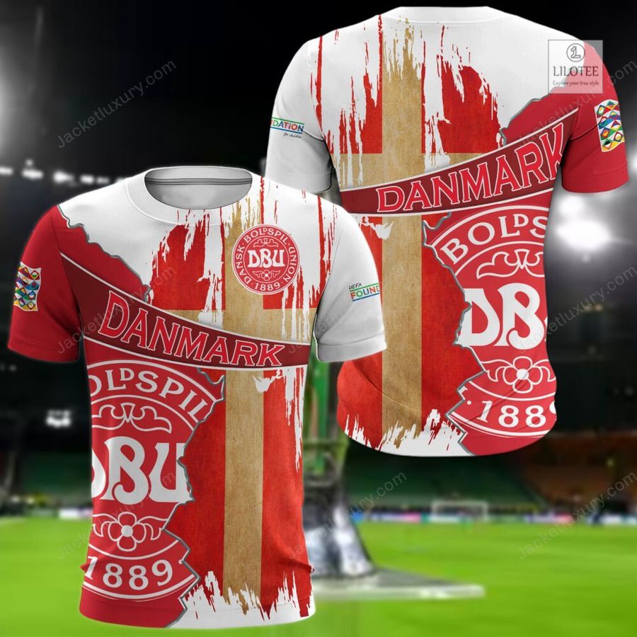 Denmark national football team Red 3D Hoodie, Shirt 8