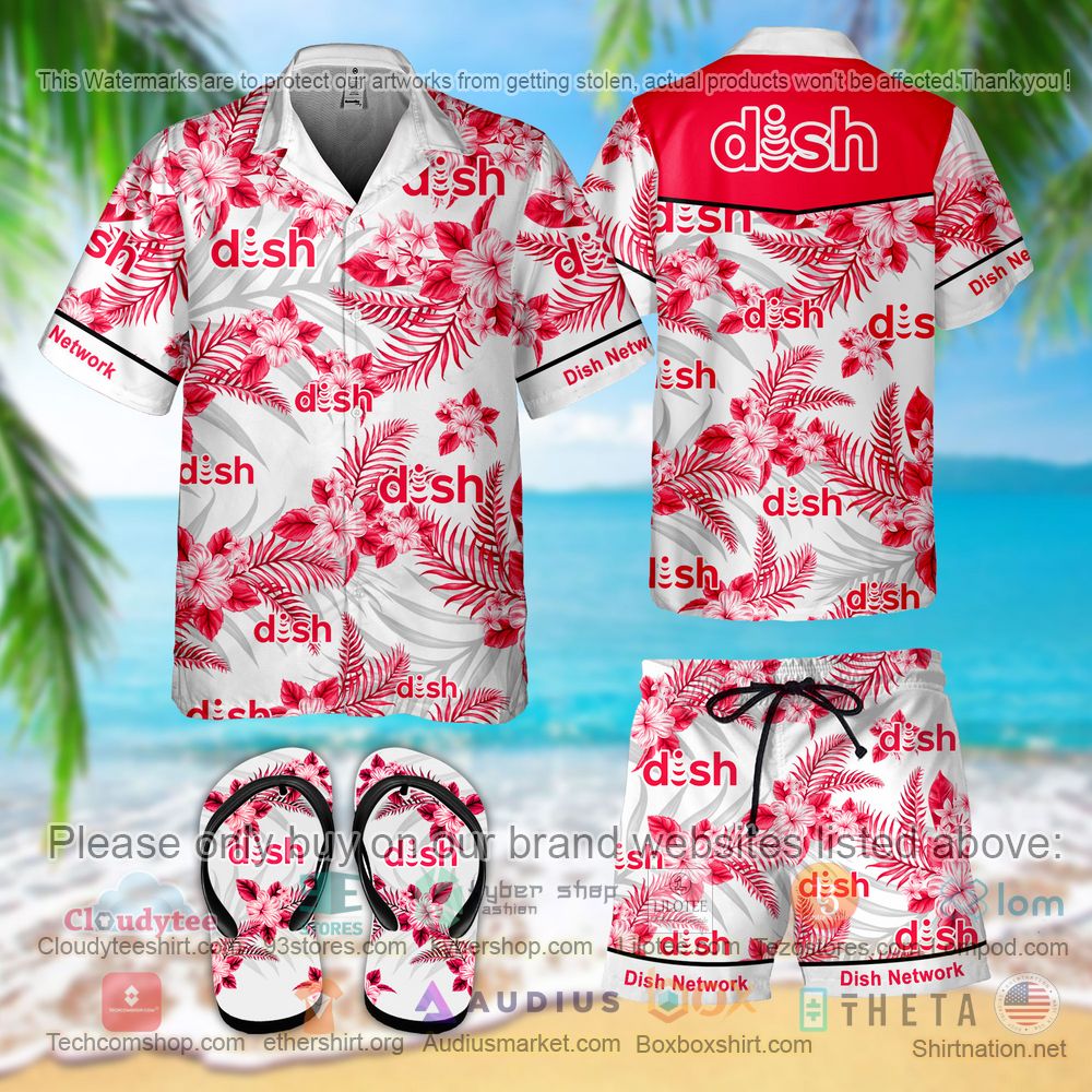 BEST Dish Network Hawaiian Shirt, Short 5
