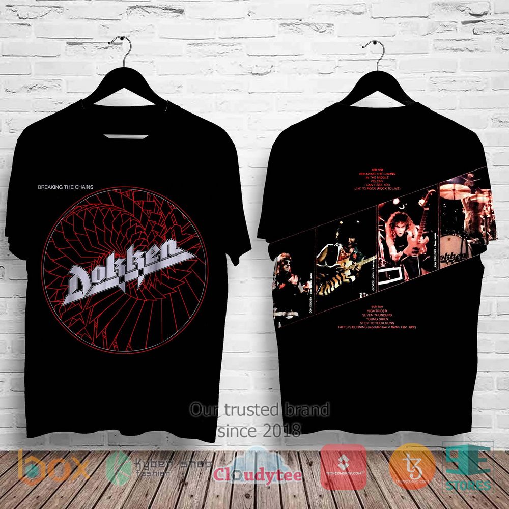 HOT Dokken Breaking the Chains Album 3D Shirt 2