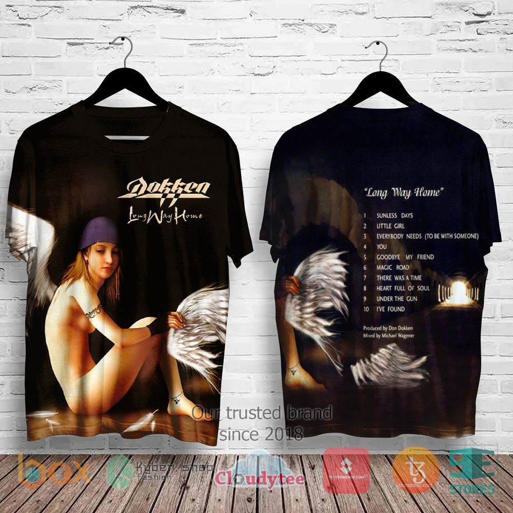 HOT Dokken Long Way Home Album 3D Shirt 2