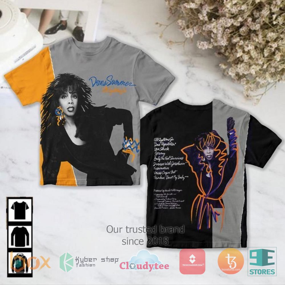 HOT Donna Summer All Systems Go T-Shirt 2