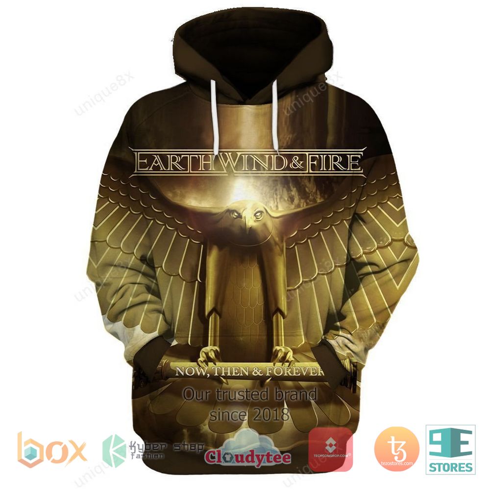 HOT Earth, Wind & Fire Now then and forever 3D hoodie 5