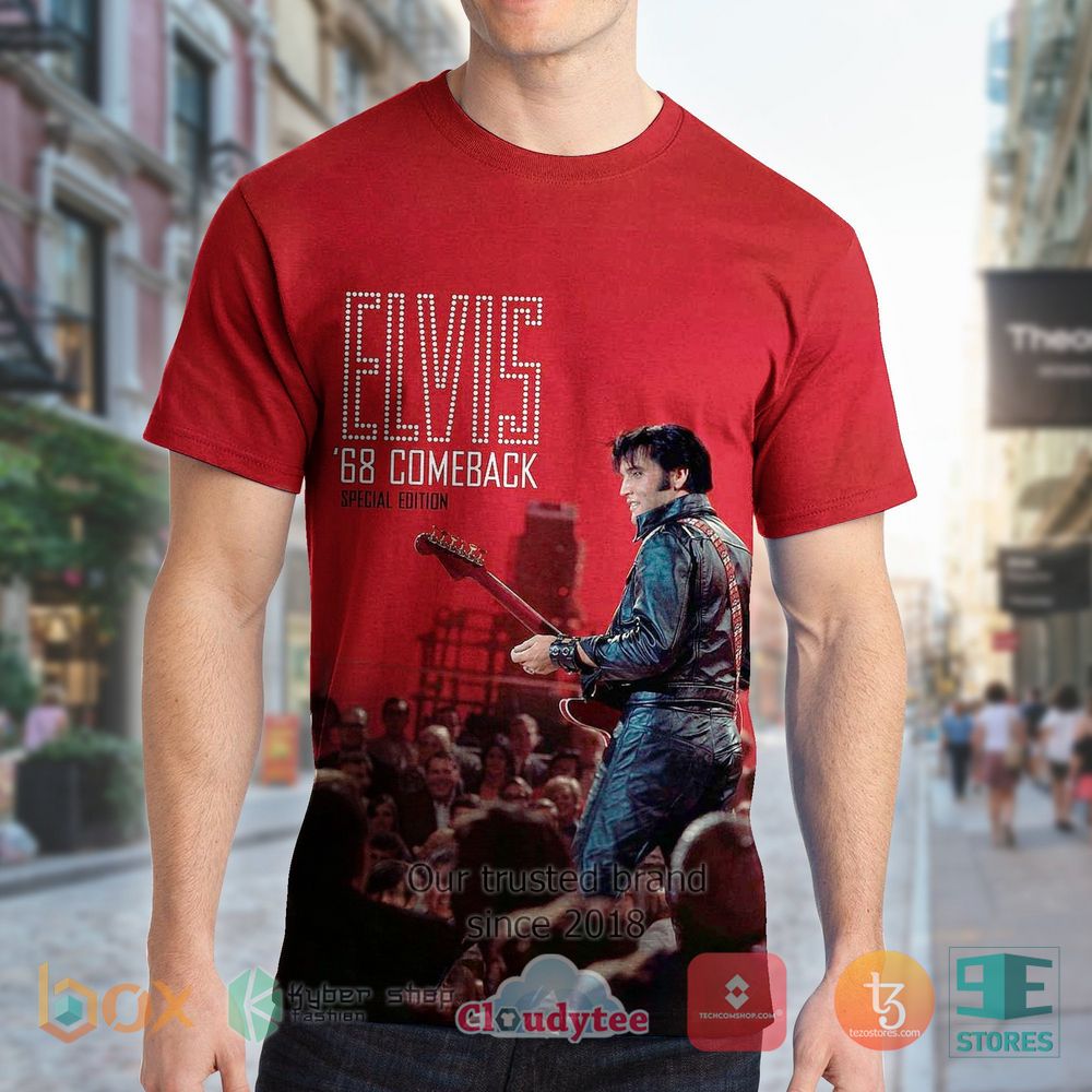 HOT Elvis Presley 68 Comeback Special Edition Album 3D Shirt 2