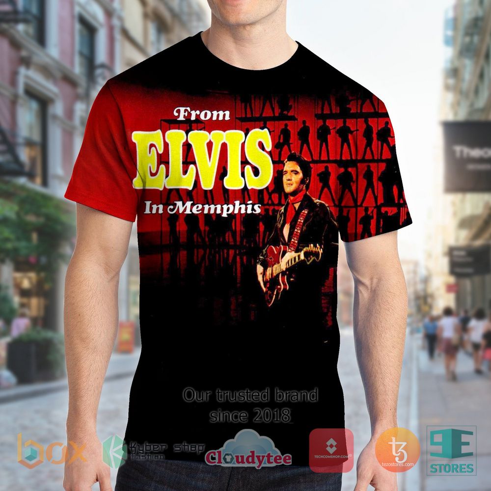 HOT Elvis Presley In the Ghetto Album 3D Shirt 3
