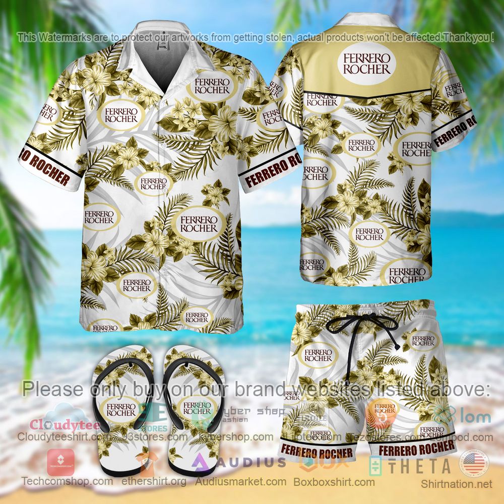 BEST Ferrero Rocher Hawaiian Shirt, Short 3