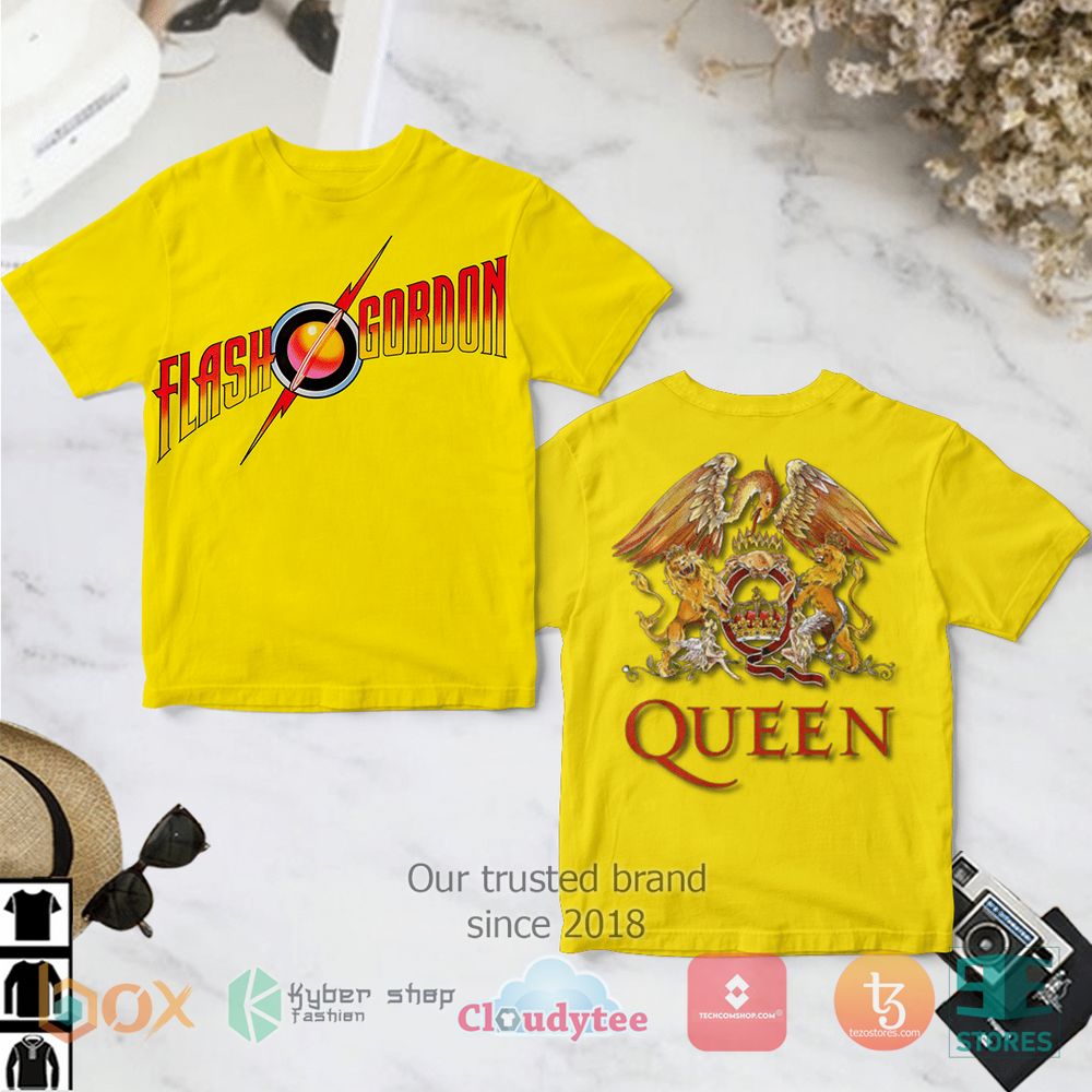 HOT Flash Gordon Queen Album 3D Shirt 2