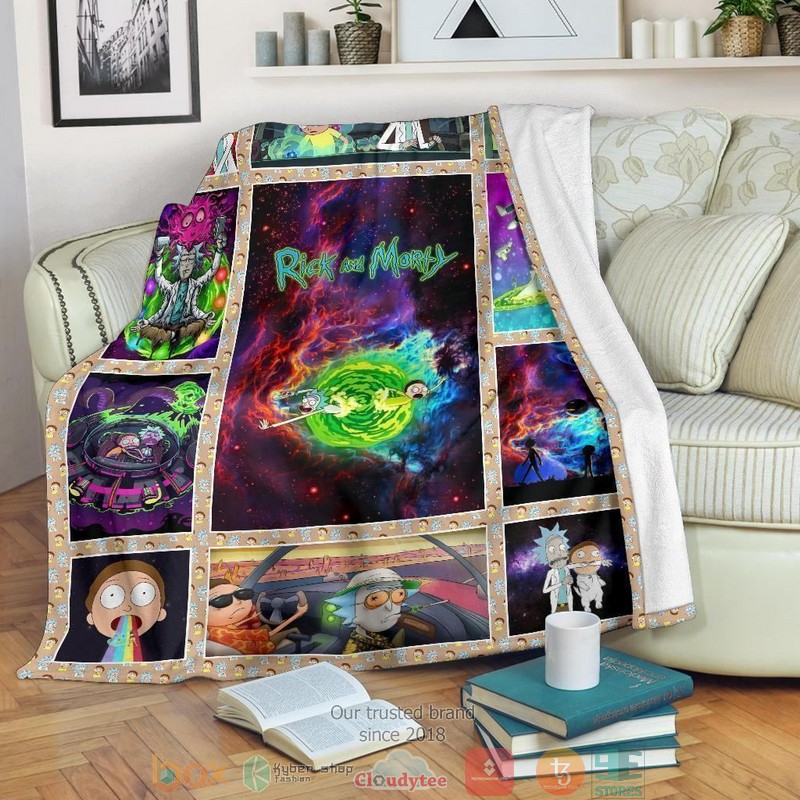 HOT Funny Rick And Morty Blanket 9