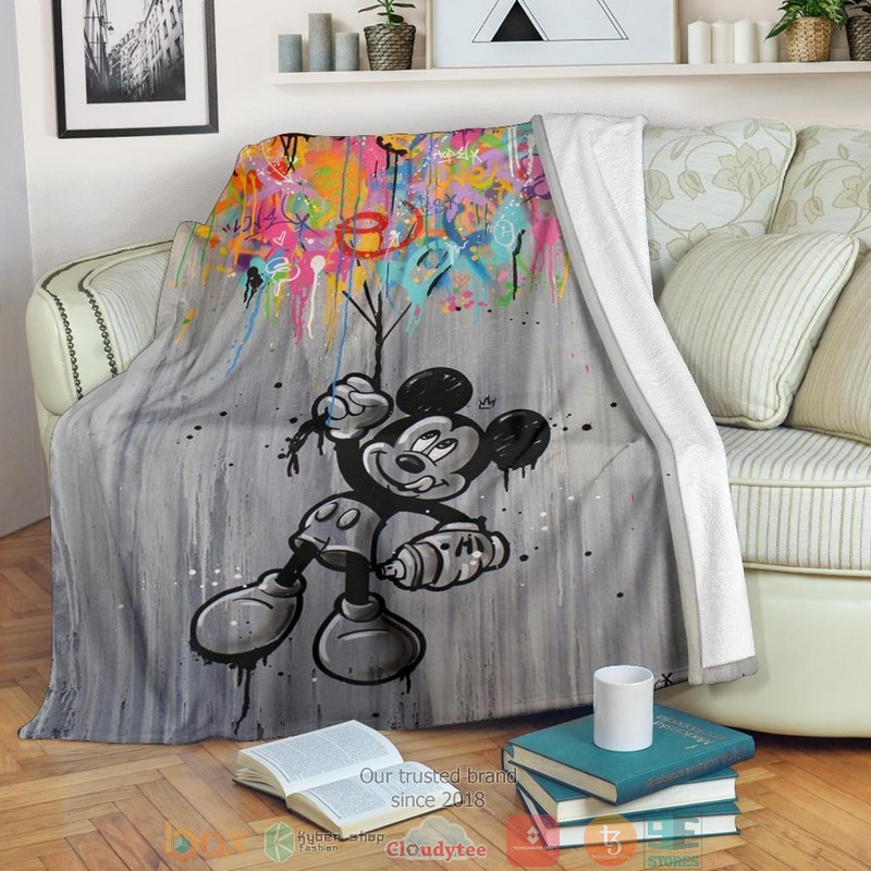 HOT Graphic Mickey Disney Blanket 11