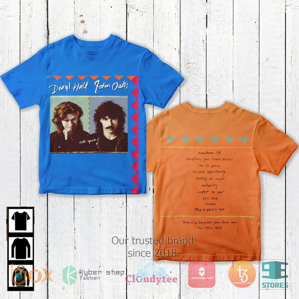 HOT Hall and Oates Album 3D Shirt 3