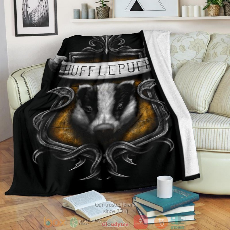 HOT Hufflepuff Badge Harry Potter Blanket 8