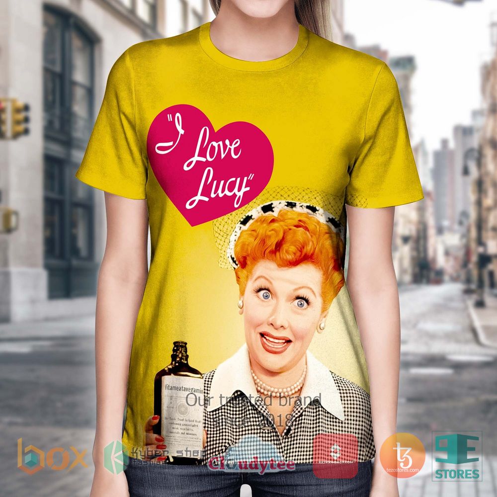 BEST I love Lucy 3D T-Shirt 1