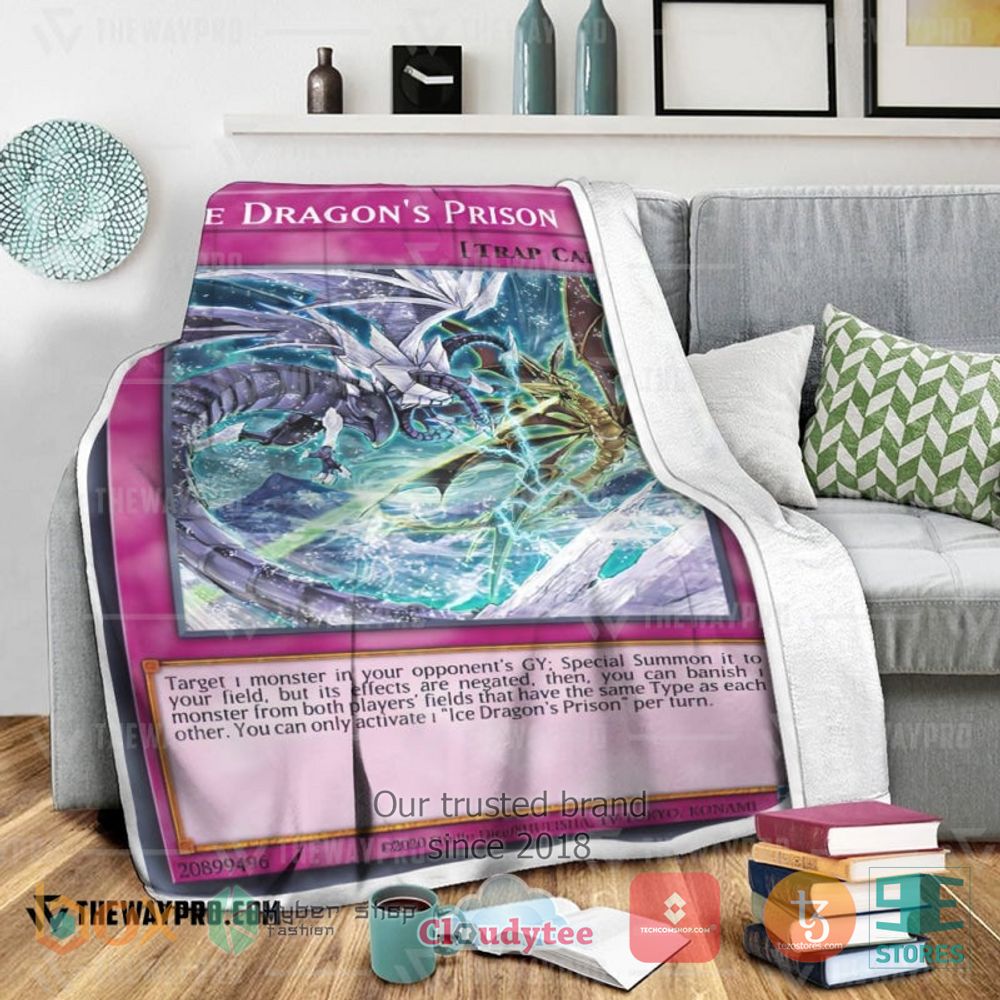 HOT Ice Dragon's Prison Soft Blanket 2