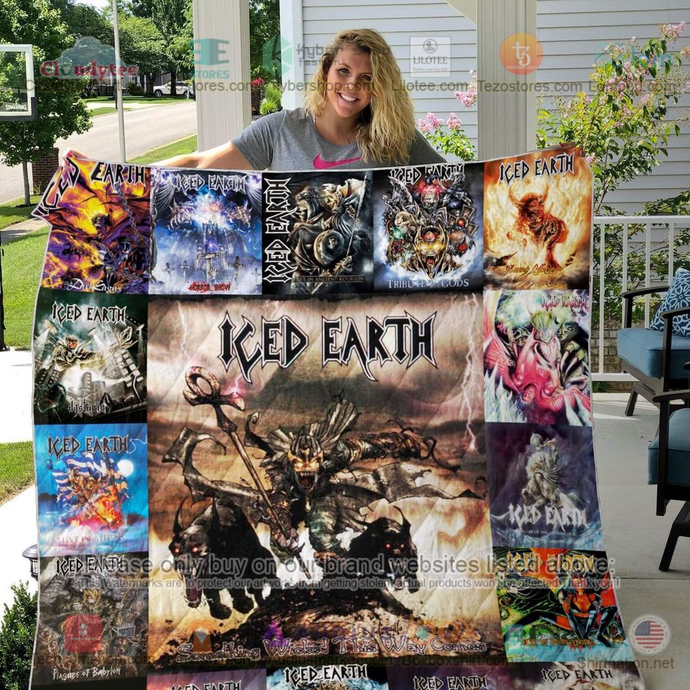 NEW Iced Earth Album covers Quilt 5