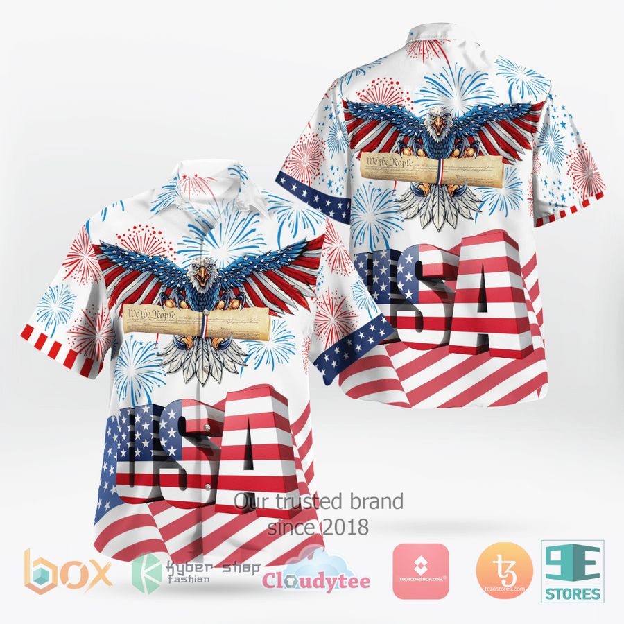 BEST Independence Eagle USA Hawaii Shirt 9