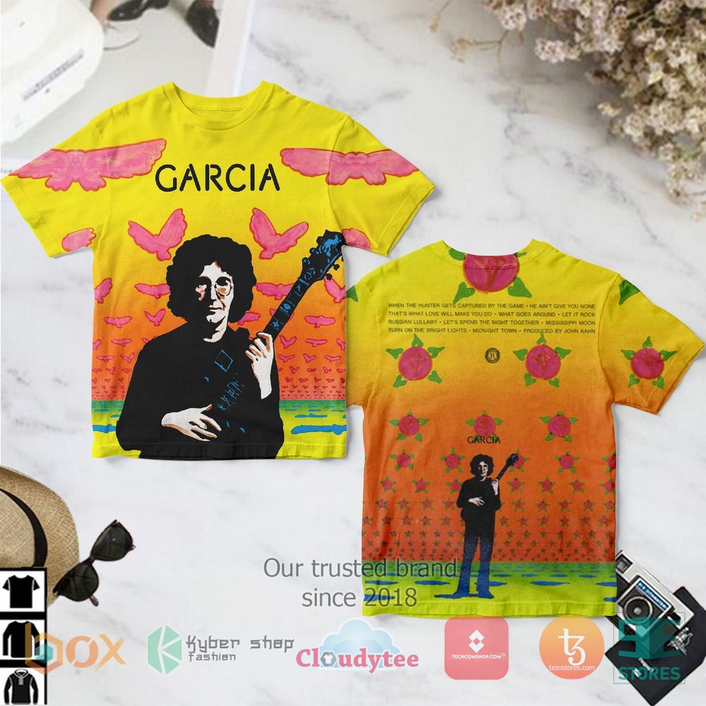 HOT Jerry Garcia Compliments 3D over printed Shirt 3