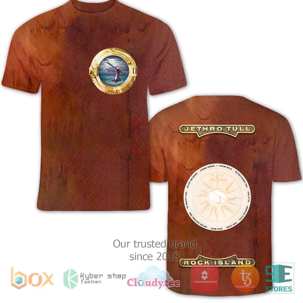 HOT Jethro Tull Rock Island 3D T-Shirt 3