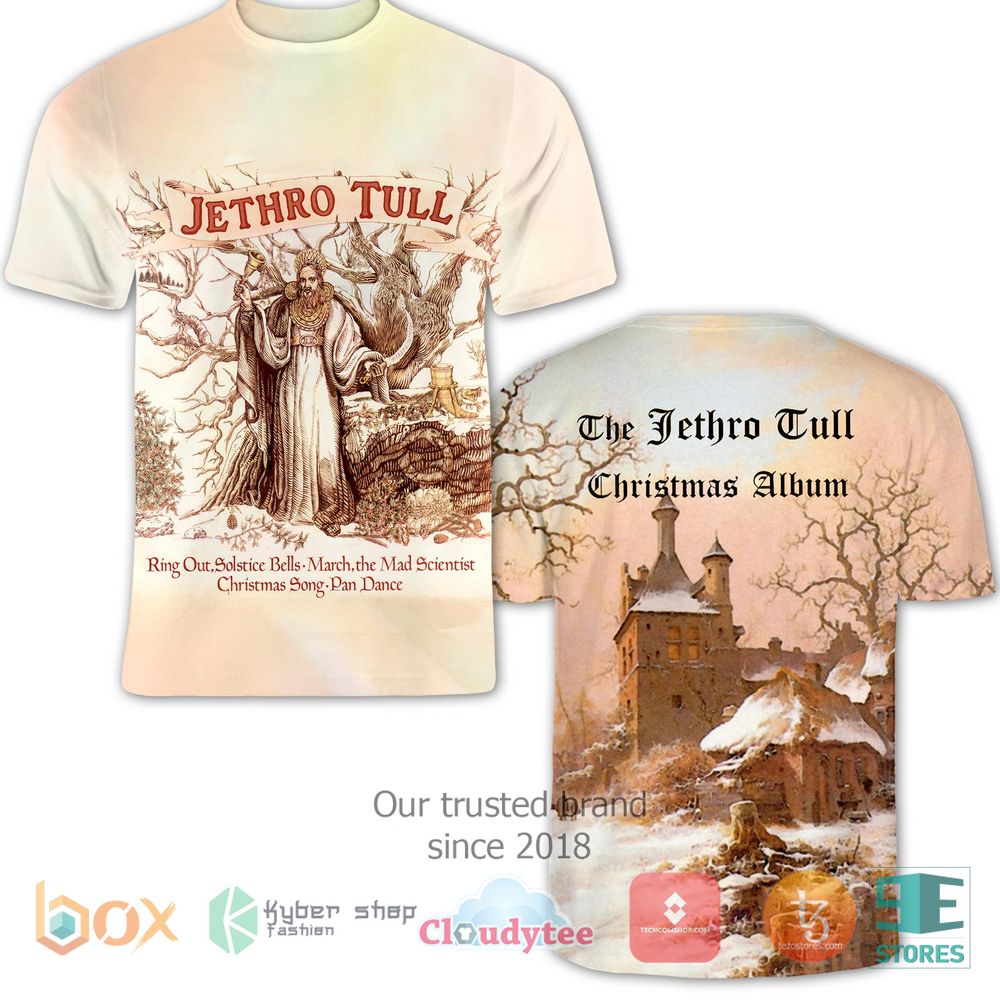 HOT Jethro Tull The Jethro Tull Christmas 3D T-Shirt 2