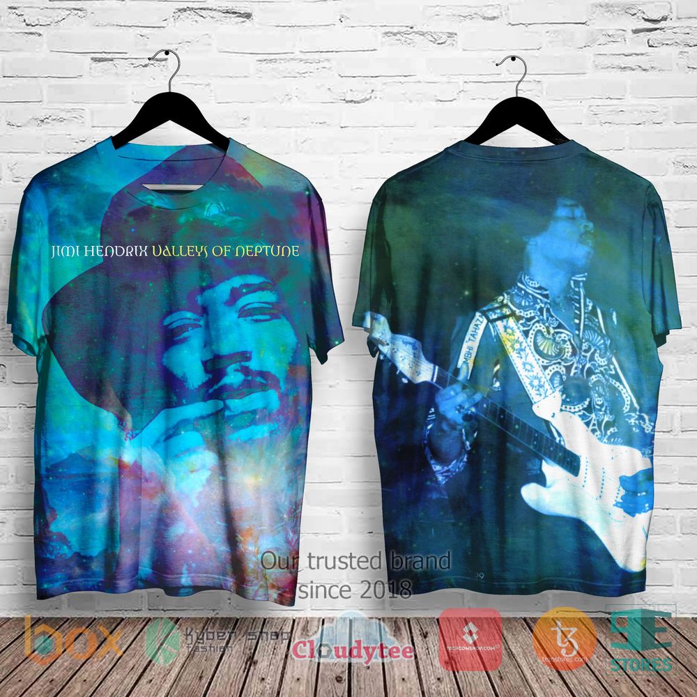 BEST Jimi Hendrix Experience Valleys of Neptune 3D Shirt 11