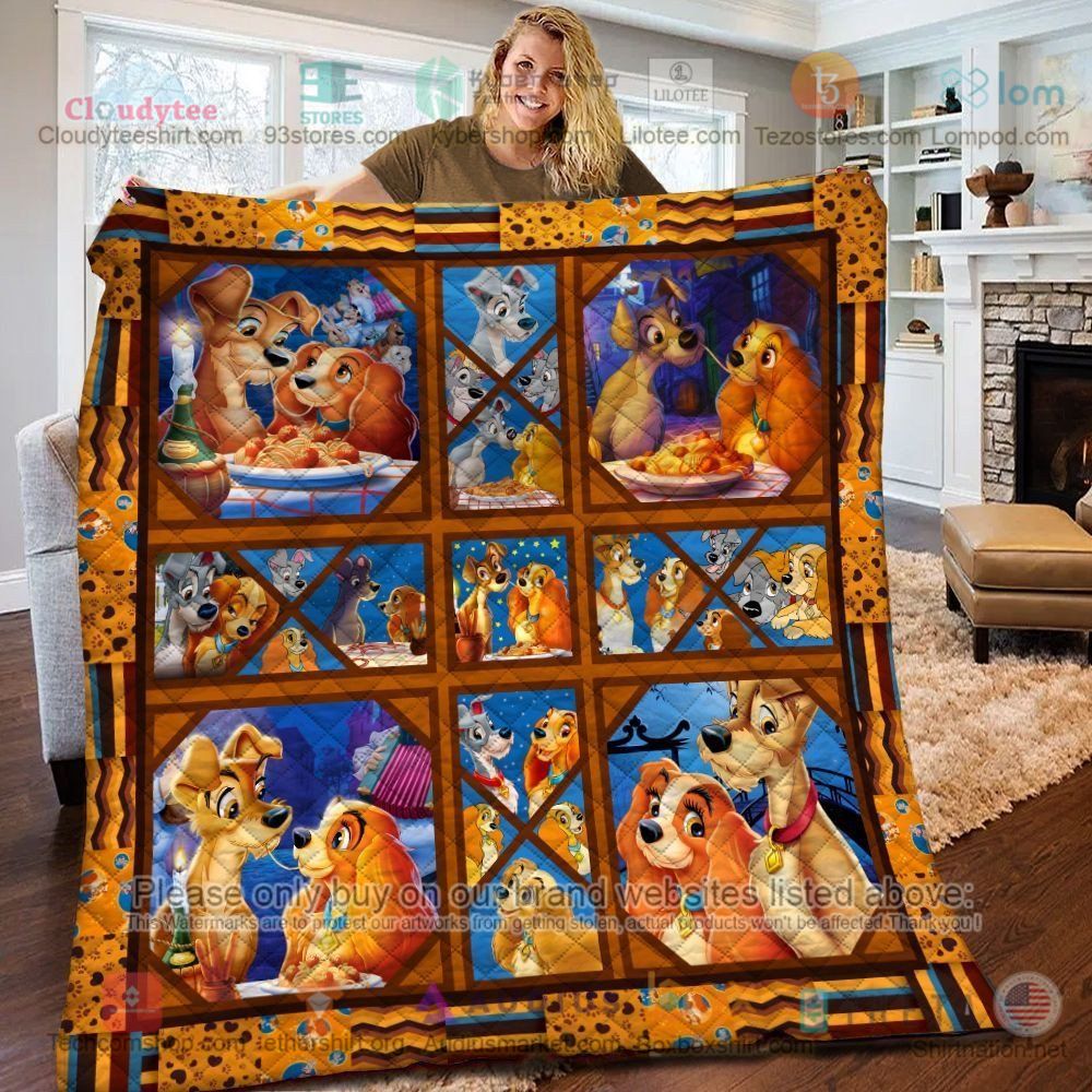 NEW Lady and the Tramp Quilt 3