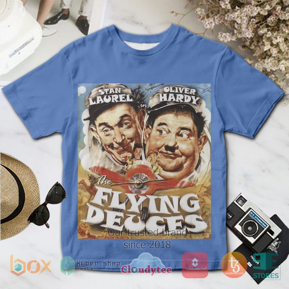 BEST Laurel and Hardy The Flying Deuces 2 3D Shirt 2