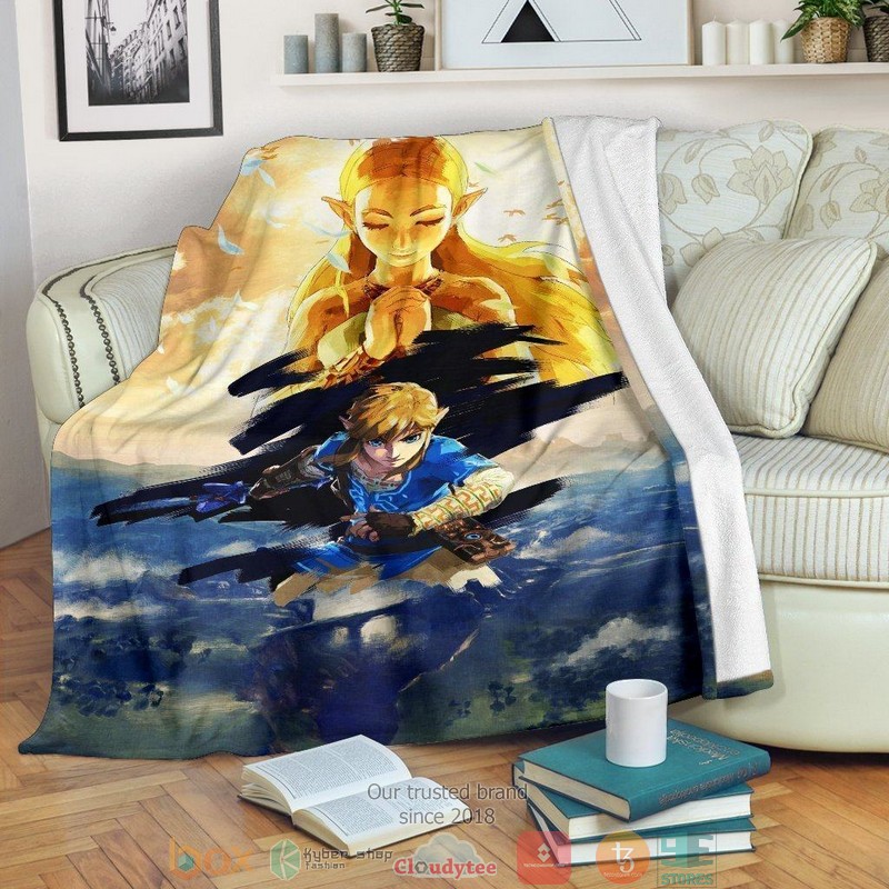 HOT Legend Of Zelda Breath Of The Wild Blanket 9
