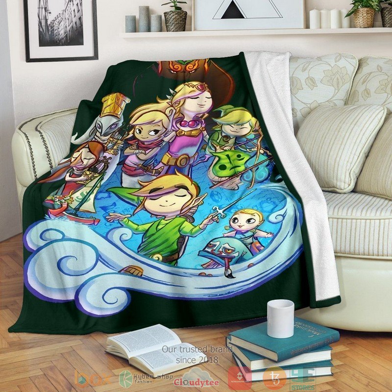 HOT Legend Of Zelda Characters Blanket 9