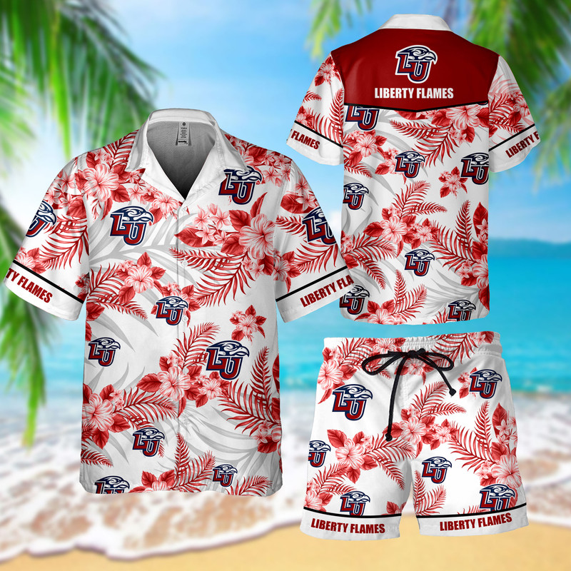 HOT Liberty Flames Hawaiian Shirt and Short 1