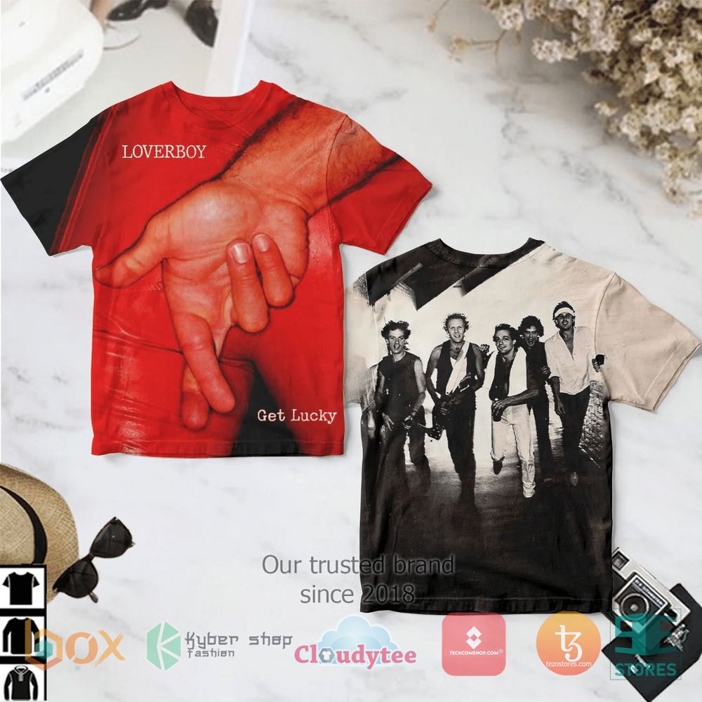 HOT Loverboy Get Lucky 3D over printed Shirt 3