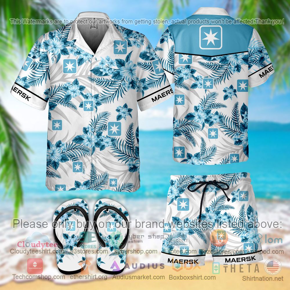 BEST Maersk Hawaiian Shirt, Short 3