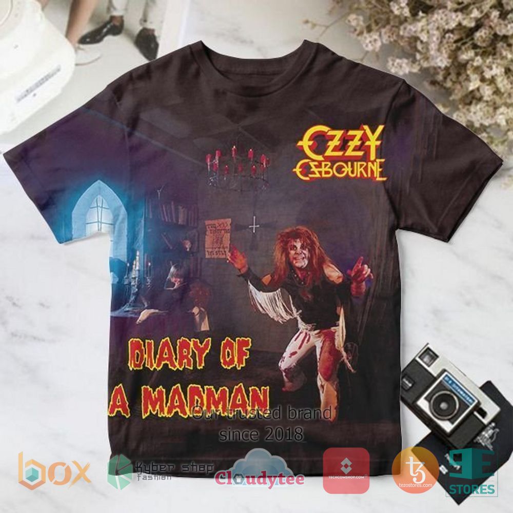 HOT Ozzy Osbourne Diary of a Madman T-Shirt 3