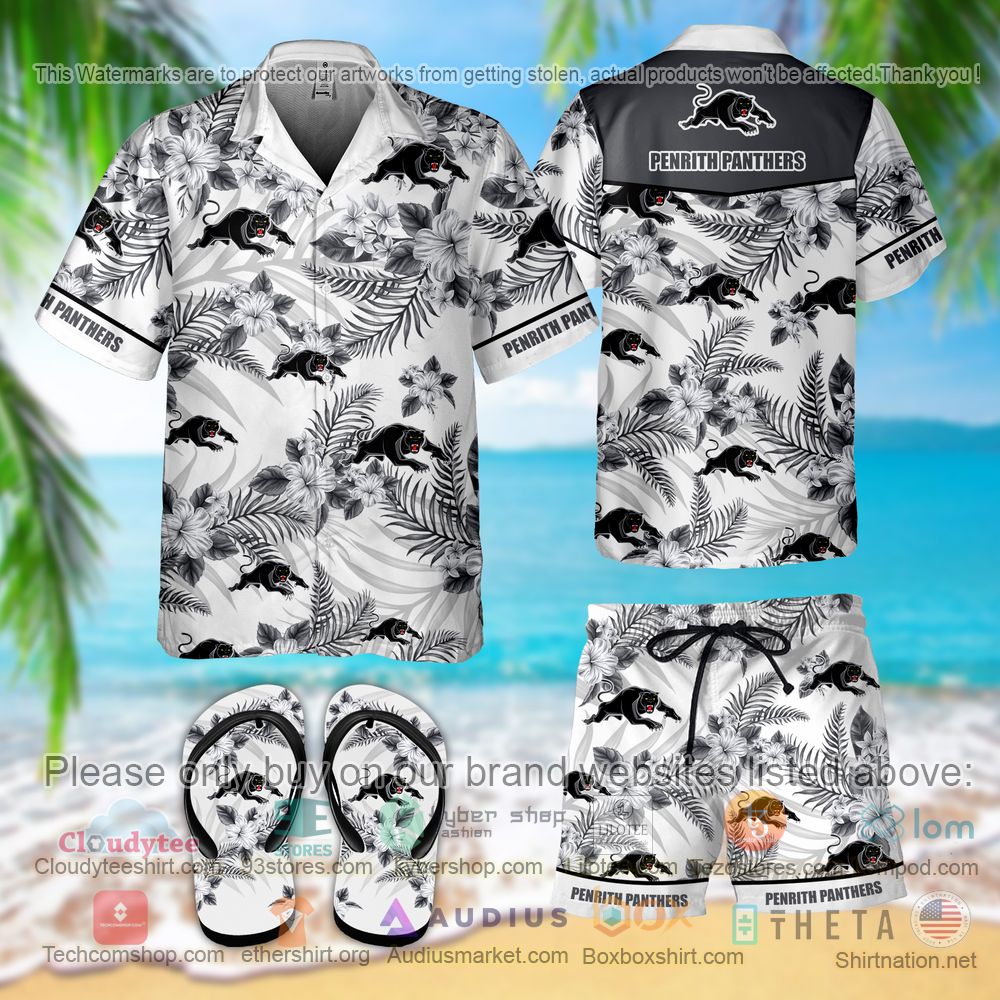 BEST Penrith Panthers Hawaiian Shirt, Short 3