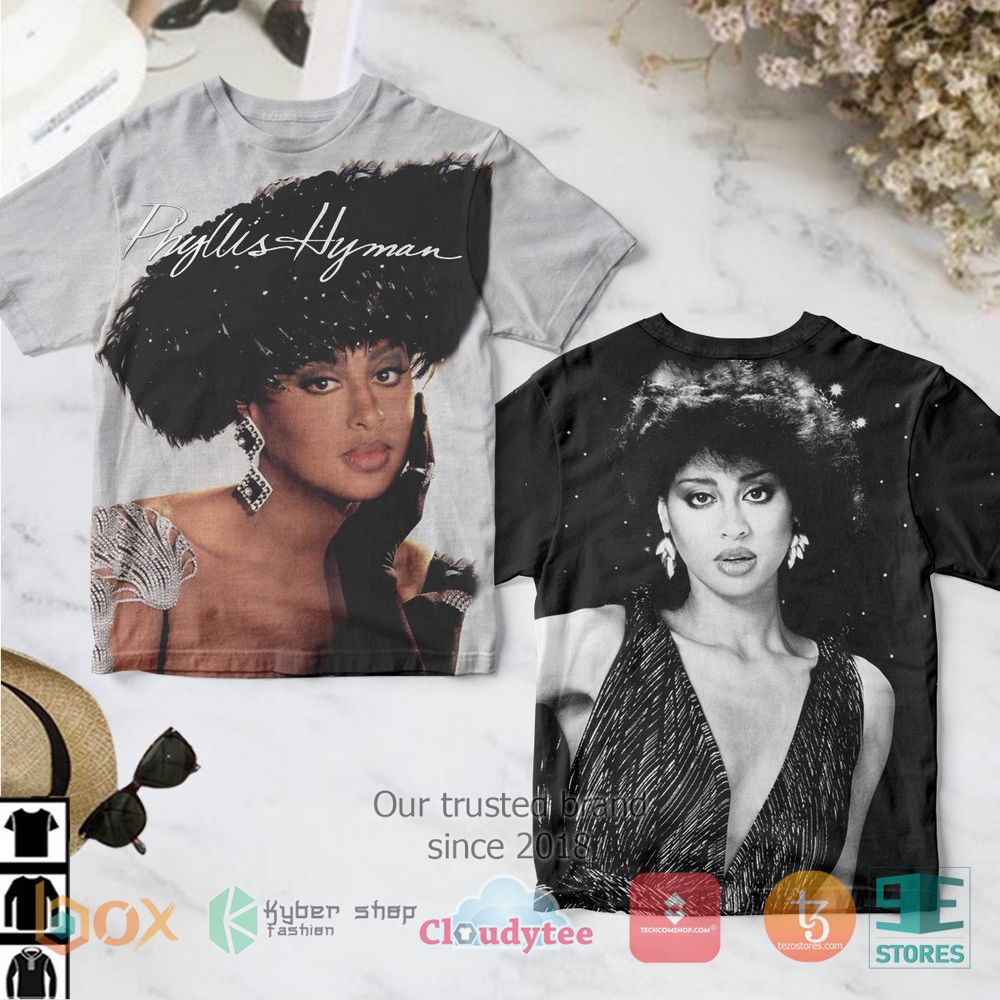 HOT Phyllis Hyman Living in Confusion 3D T-Shirt 3