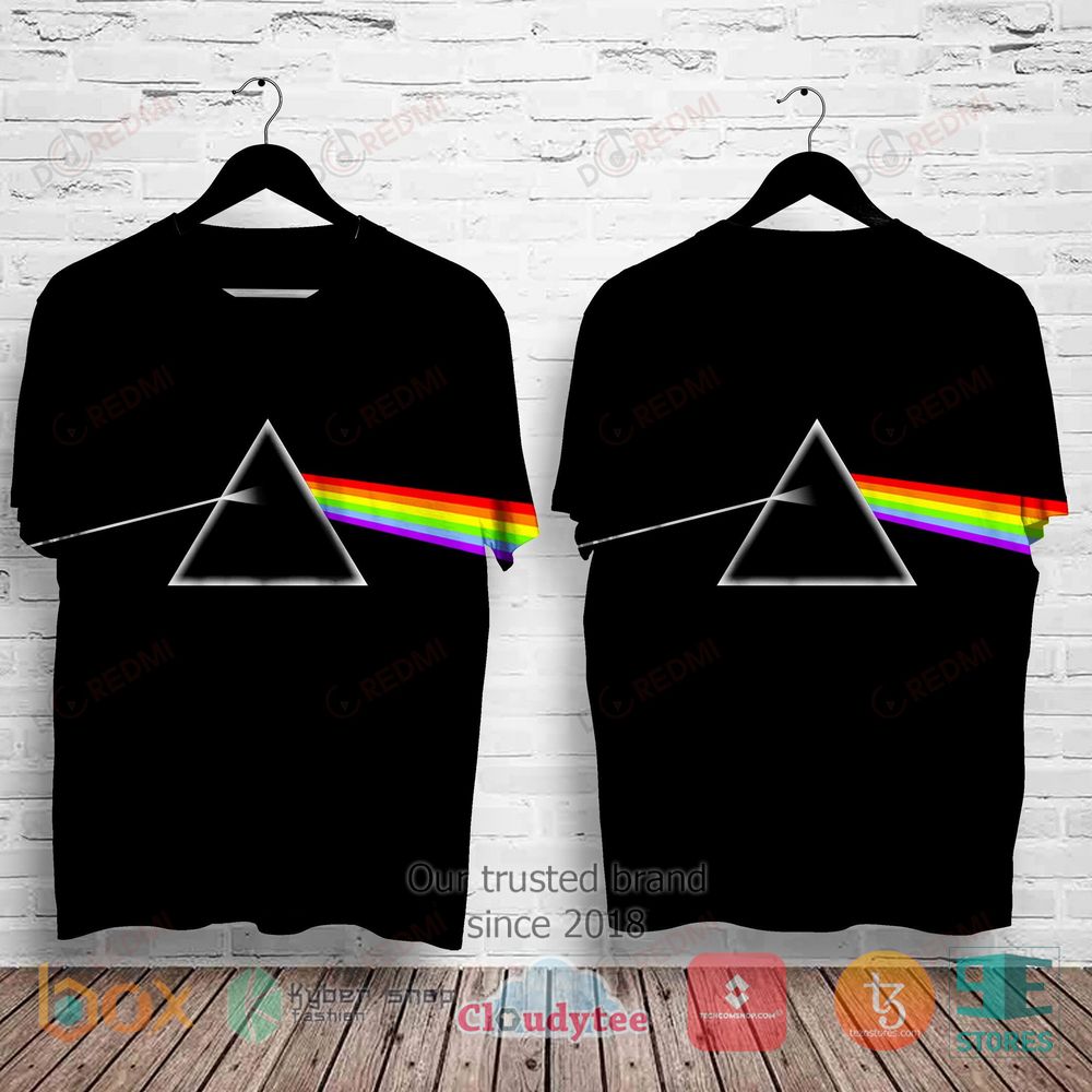 HOT Pink Floyd The Dark Side of the Moon Album 3D Shirt 2