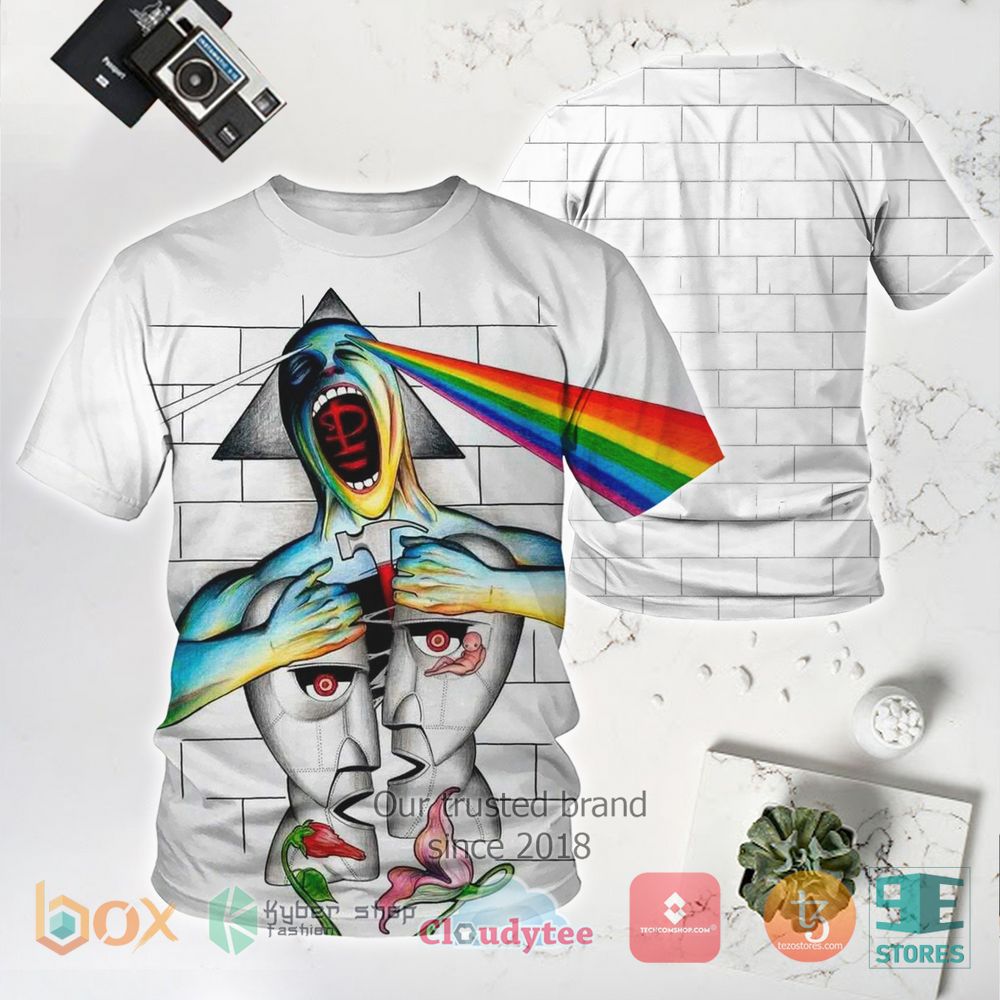 BEST Pink Floyd the wall The Division Bell Sceam 3D Shirt 3