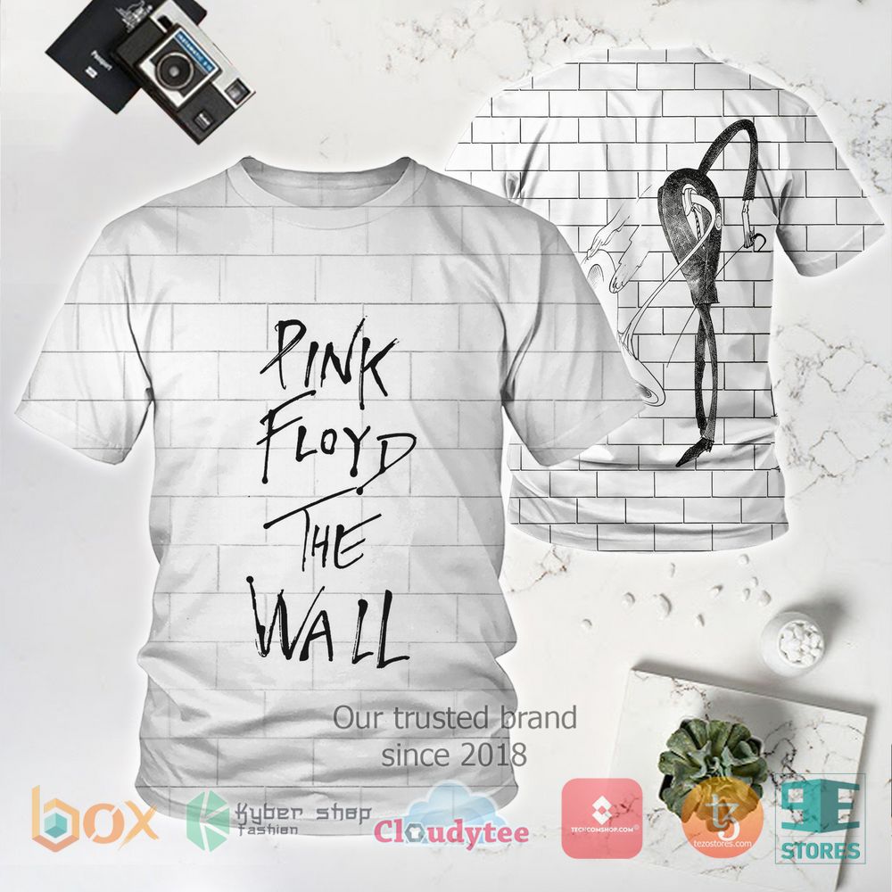 BEST Pink Floyd the wall white 3D Shirt 2
