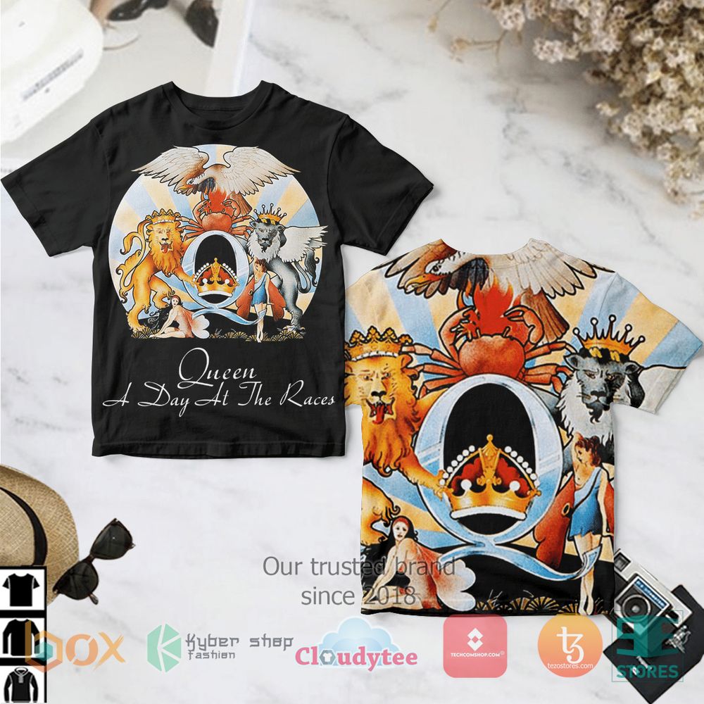 HOT Queen A Day at the Races Album 3D Shirt 3