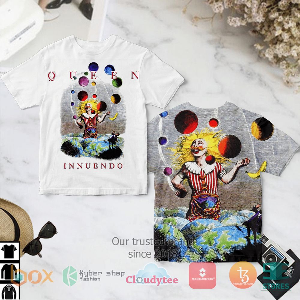 HOT Queen Innuendo Album 3D Shirt 2