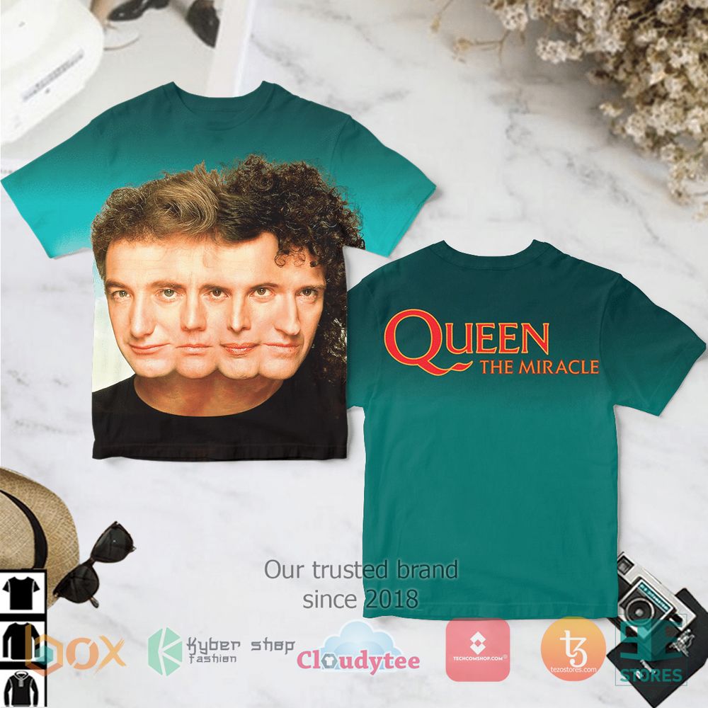 HOT Queen The Miracle Album 3D Shirt 2
