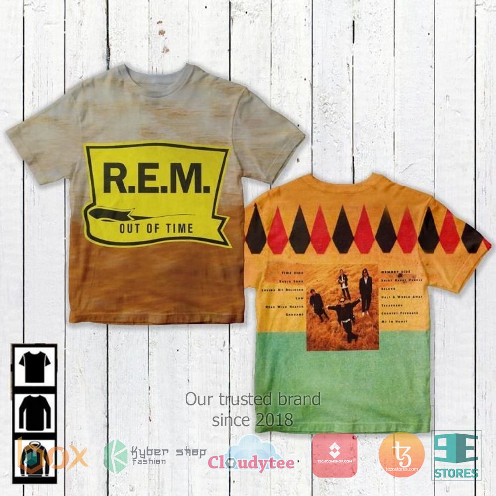 HOT R.E.M Out of Time T-Shirt 2