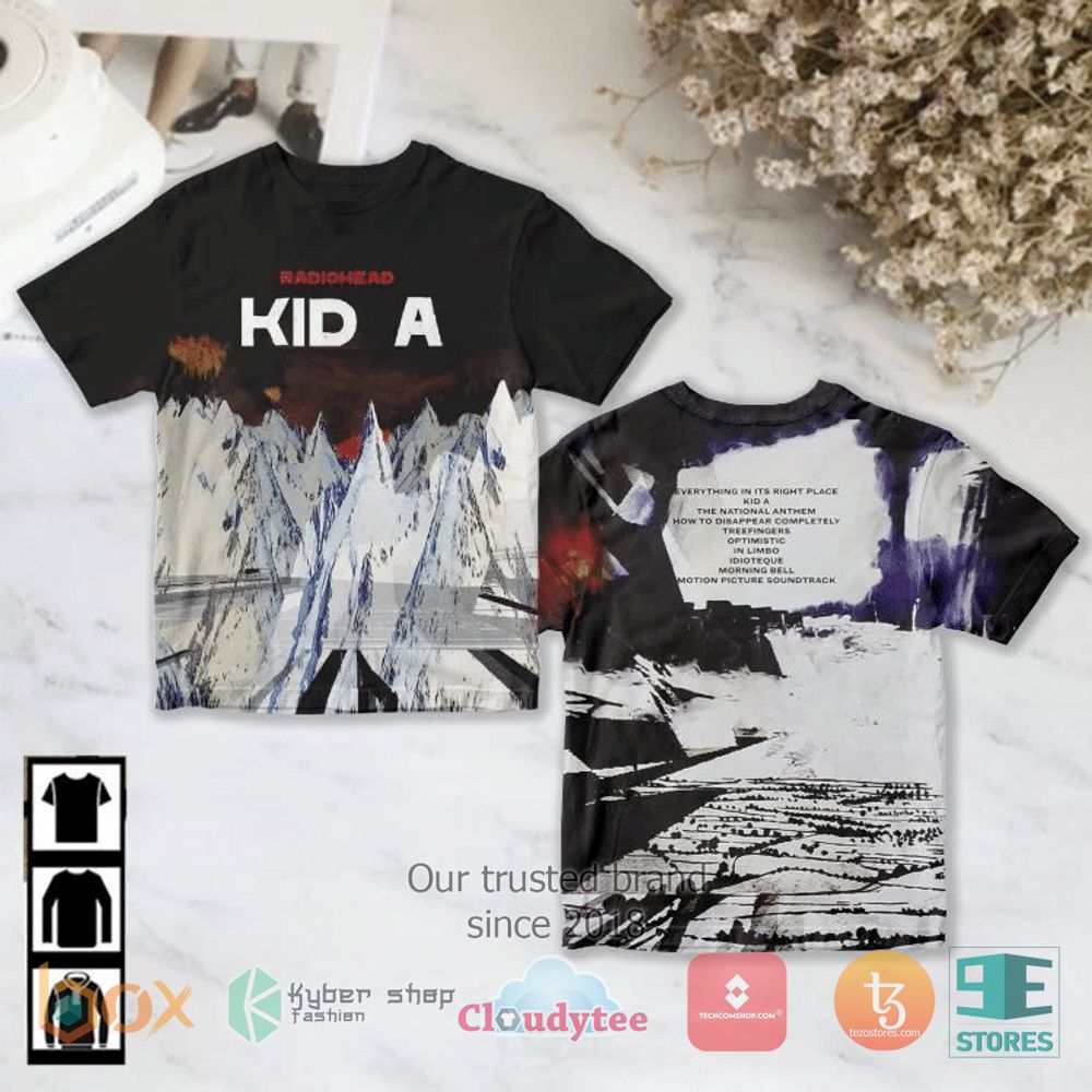 HOT Radiohead Kid A T-Shirt 3