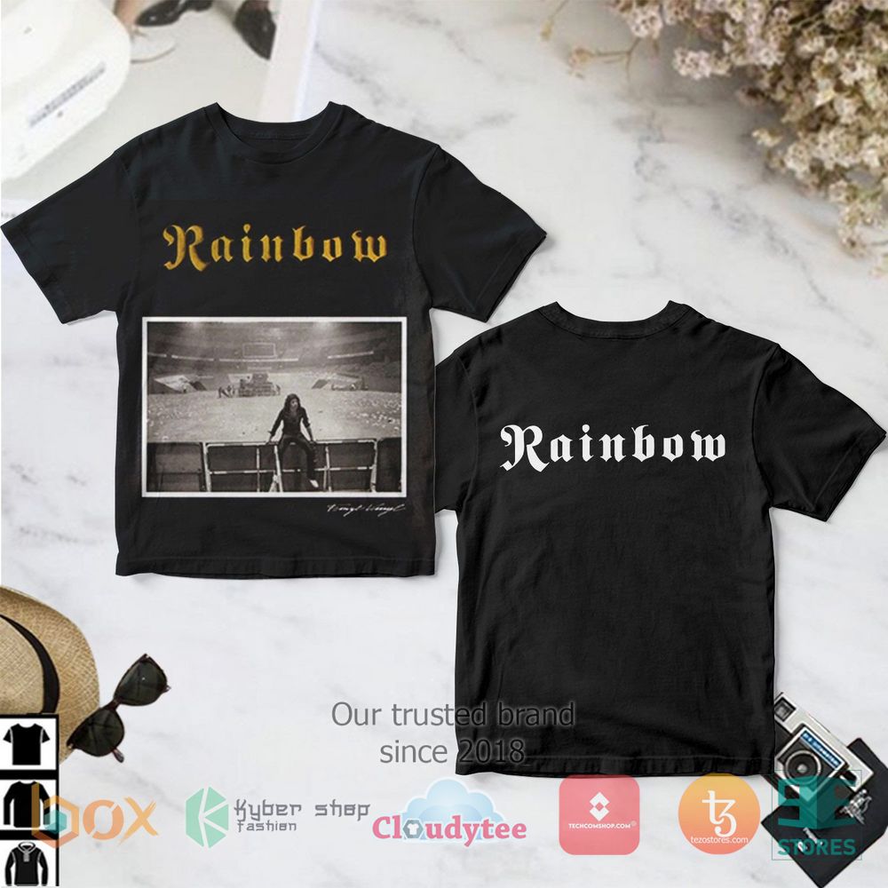 HOT Rainbow Finyl Vinyl T-Shirt 3